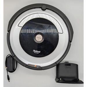 iRobot Roomba 690 600 SERIES Robotic Vacuum w/ Charger Base Tested & Cleaned